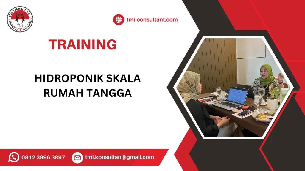 TRAINING TEKNIK HIDROPONIK SKALA RUMAHAN