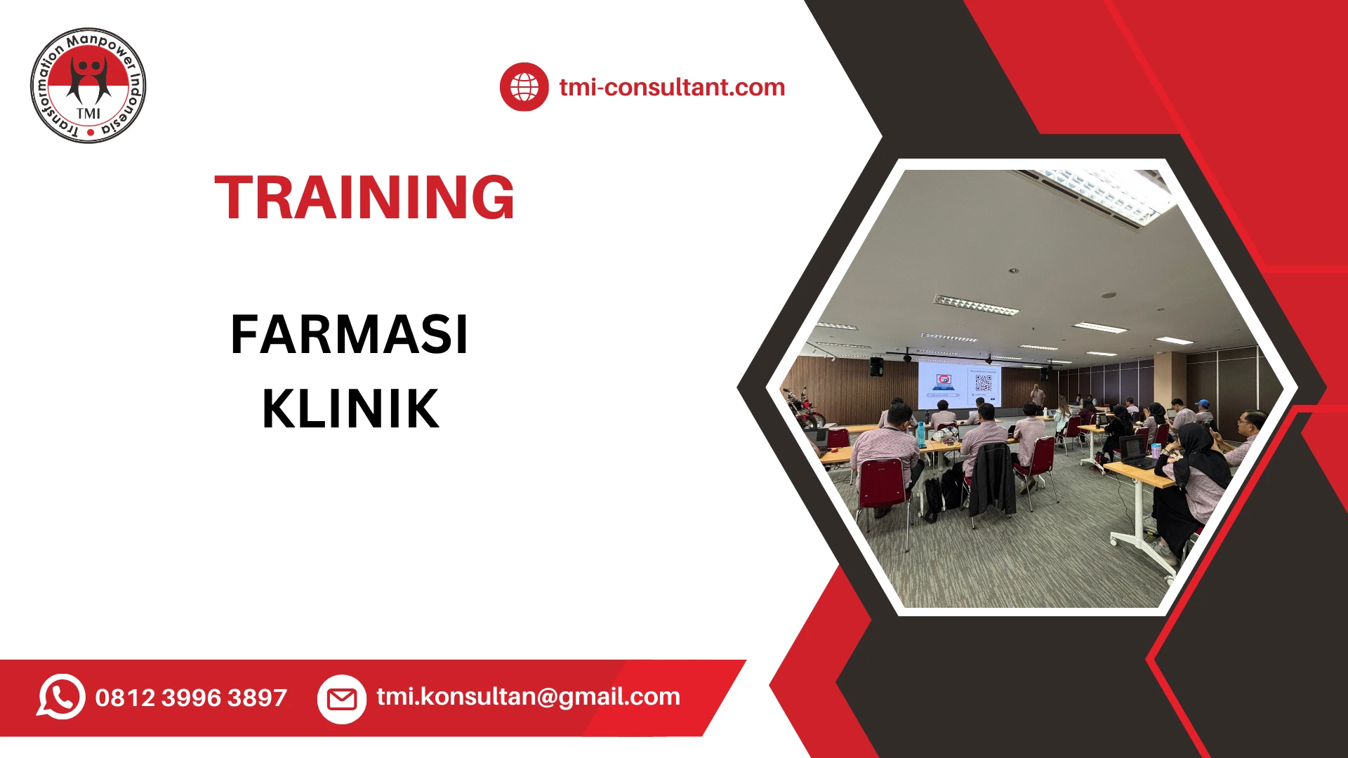 TRAINING MANAJEMEN PELAYANAN FARMASI KLINIK
