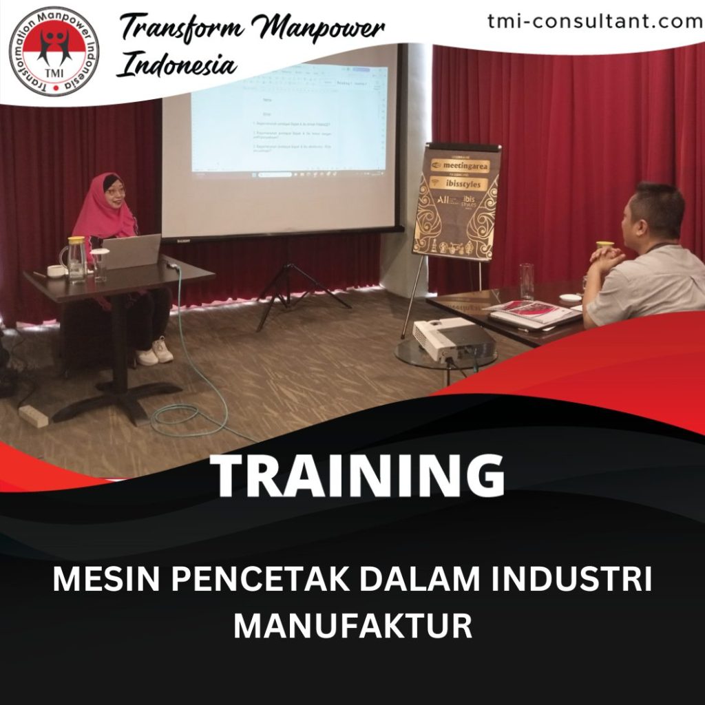 TRAINING MESIN PENCETAK DALAM INDUSTRI MANUFAKTUR