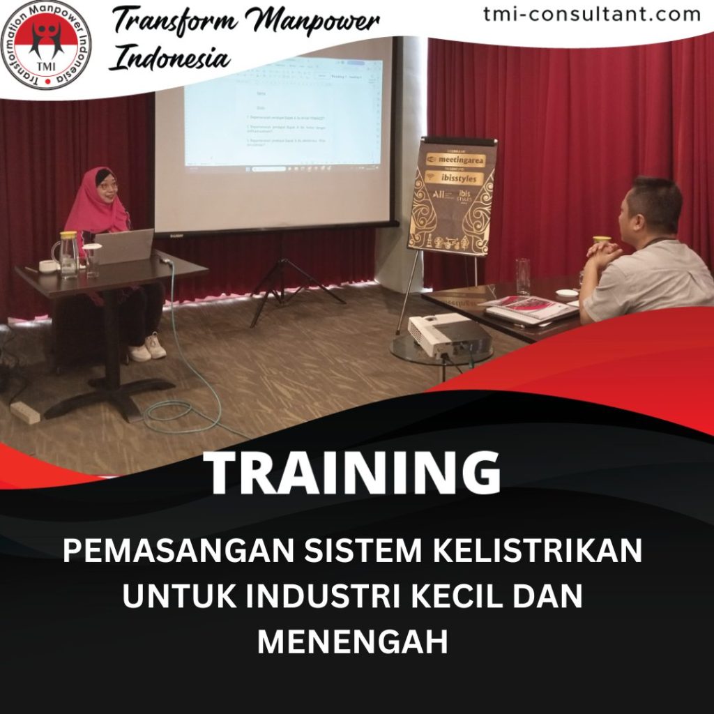 TRAINING PEMASANGAN SISTEM KELISTRIKAN UNTUK INDUSTRI KECIL DAN MENENGAH
