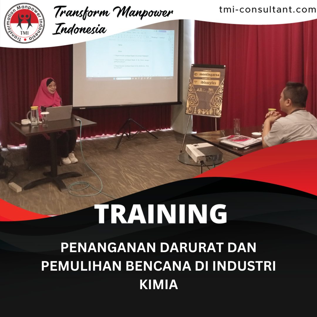 TRAINING PENANGANAN DARURAT DAN PEMULIHAN BENCANA DI INDUSTRI KIMIA