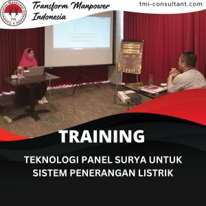 TRAINING TEKNOLOGI PANEL SURYA UNTUK SISTEM PENERANGAN LISTRIK