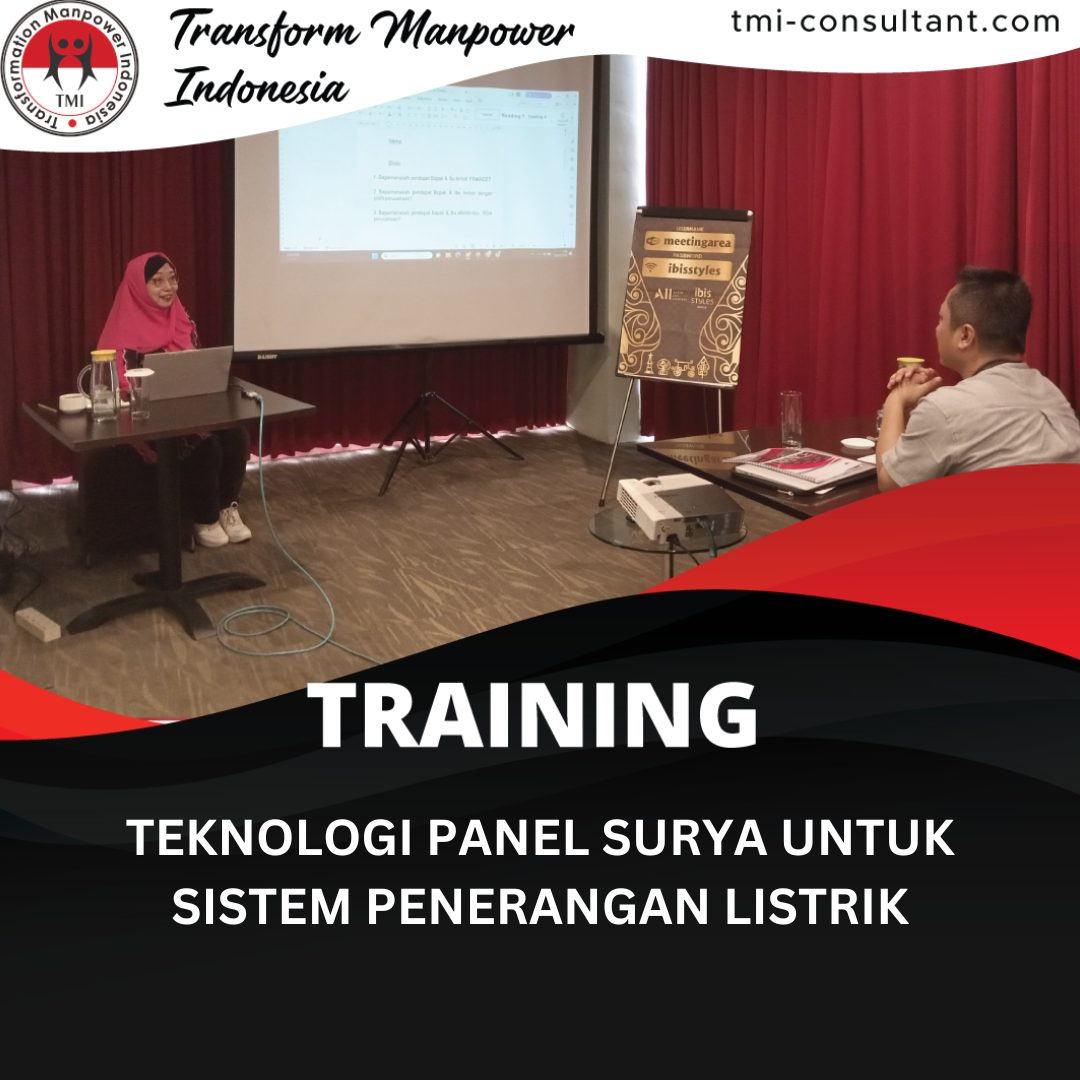 TRAINING TEKNOLOGI PANEL SURYA UNTUK SISTEM PENERANGAN LISTRIK