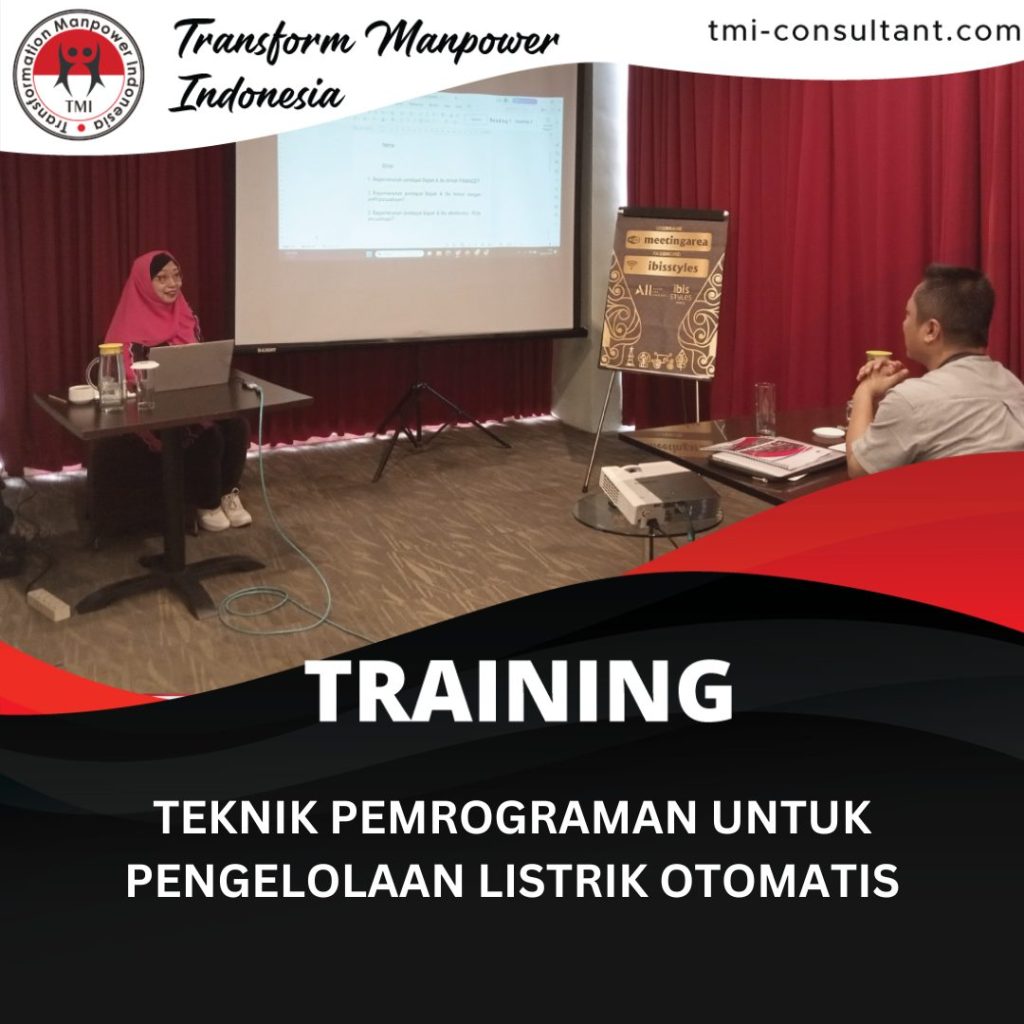 TRAINING TEKNIK PEMROGRAMAN UNTUK PENGELOLAAN LISTRIK OTOMATIS