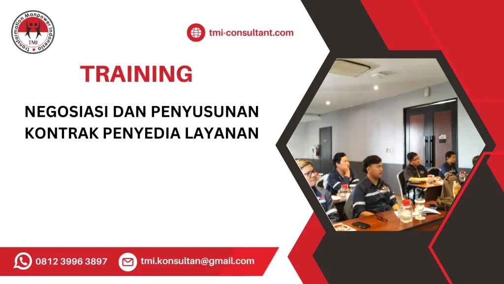 TRAINING NEGOSIASI DAN PENYUSUNAN KONTRAK PENYEDIA LAYANAN