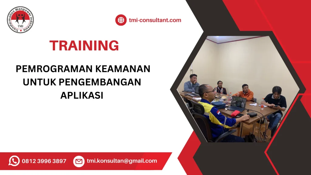 TRAINING PEMROGRAMAN KEAMANAN UNTUK PENGEMBANGAN APLIKASI
