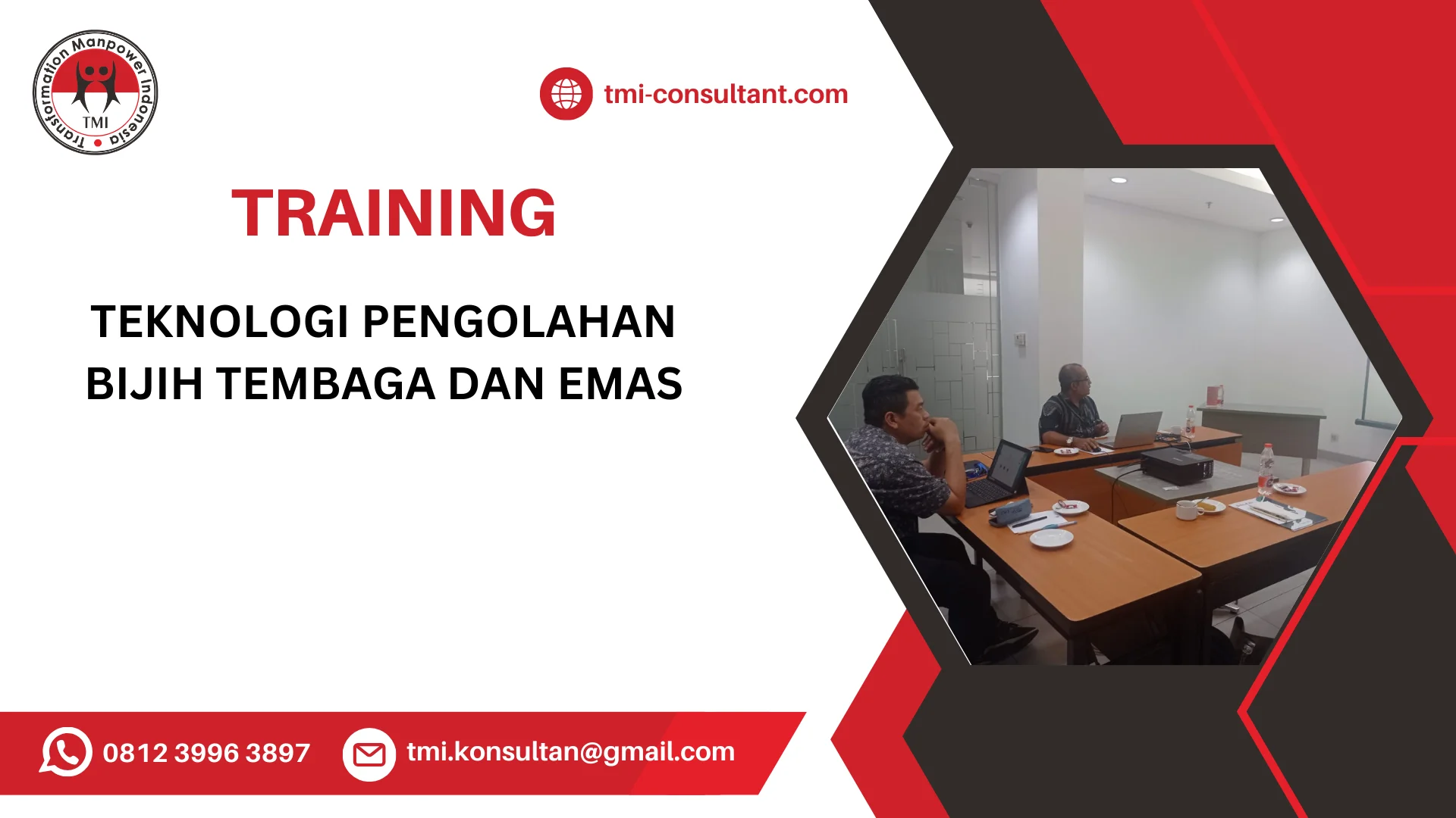TRAINING TEKNOLOGI PENGOLAHAN BIJIH TEMBAGA DAN EMAS