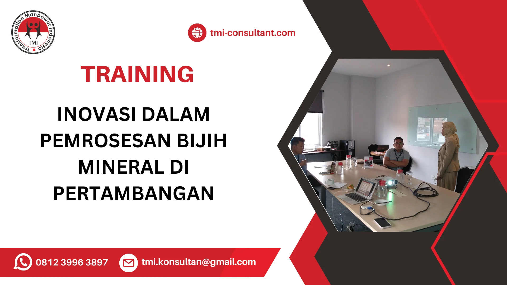 TRAINING INOVASI DALAM PEMROSESAN BIJIH MINERAL DI PERTAMBANGAN