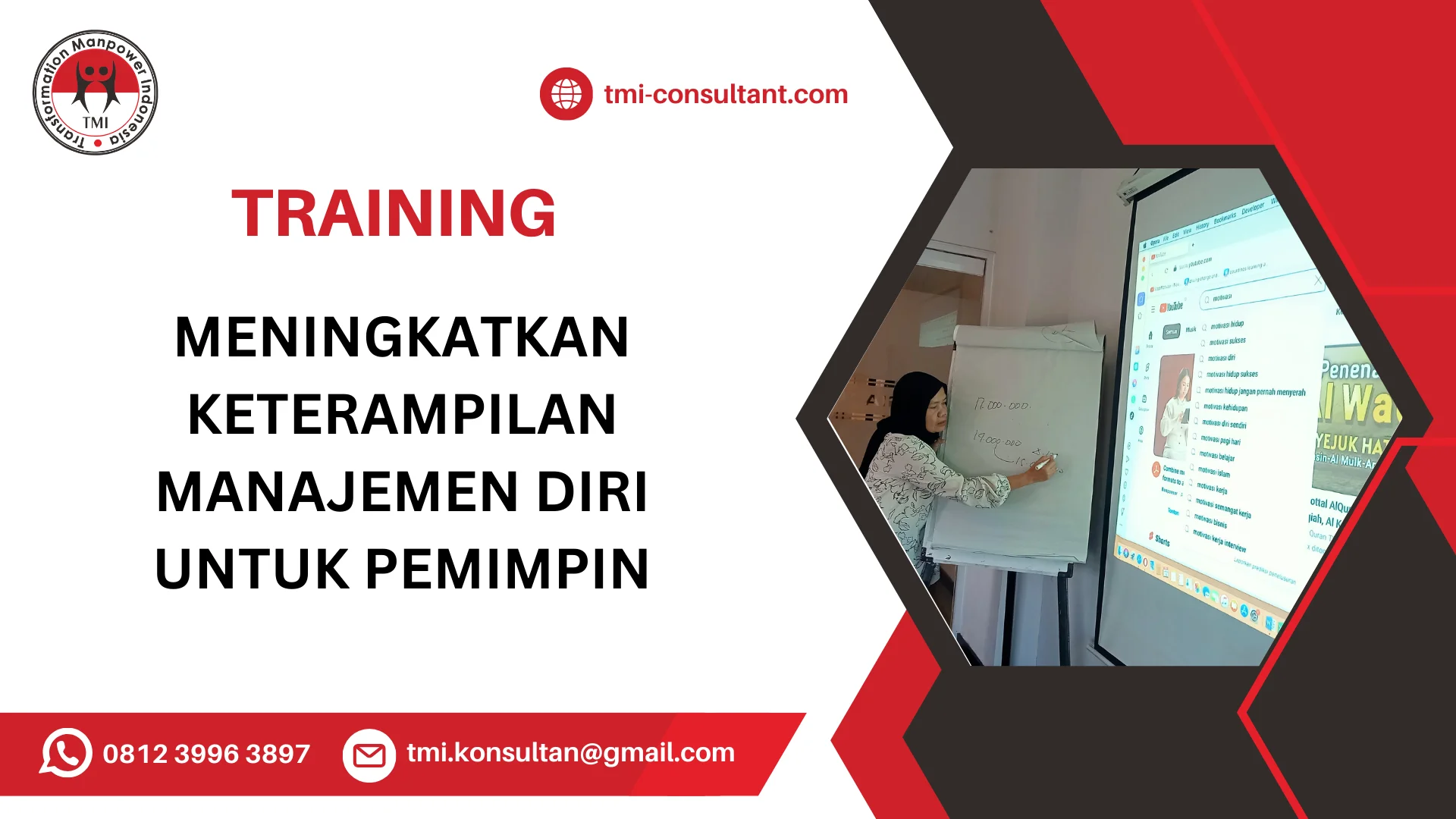 TRAINING MENINGKATKAN KETERAMPILAN MANAJEMEN DIRI UNTUK PEMIMPIN