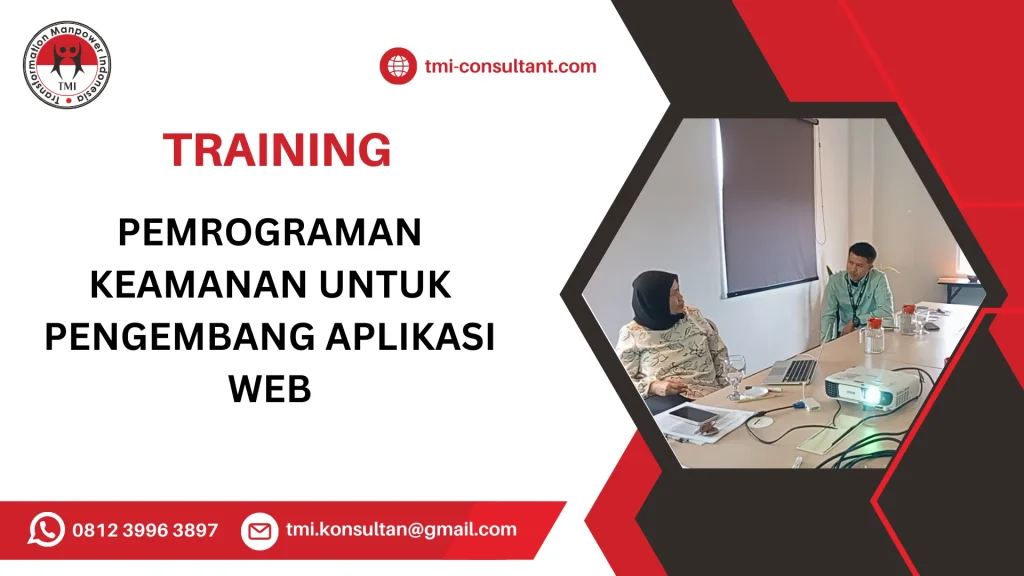 TRAINING PEMROGRAMAN KEAMANAN UNTUK PENGEMBANGAN APLIKASI WEB