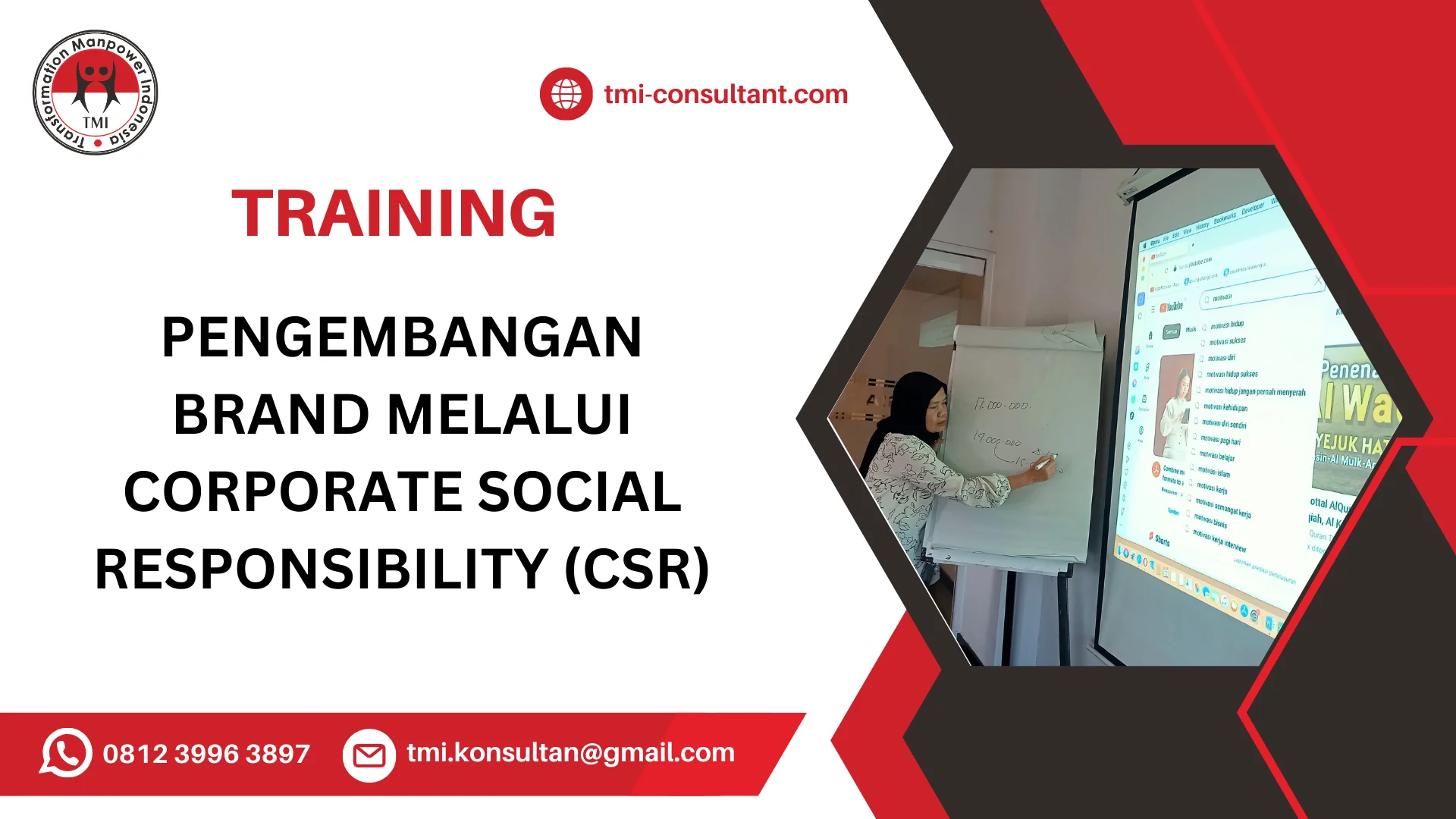 TRAINING PENGEMBANGAN BRAND MELALUI CORPORATE SOCIAL RESPONSIBILITY (CSR)