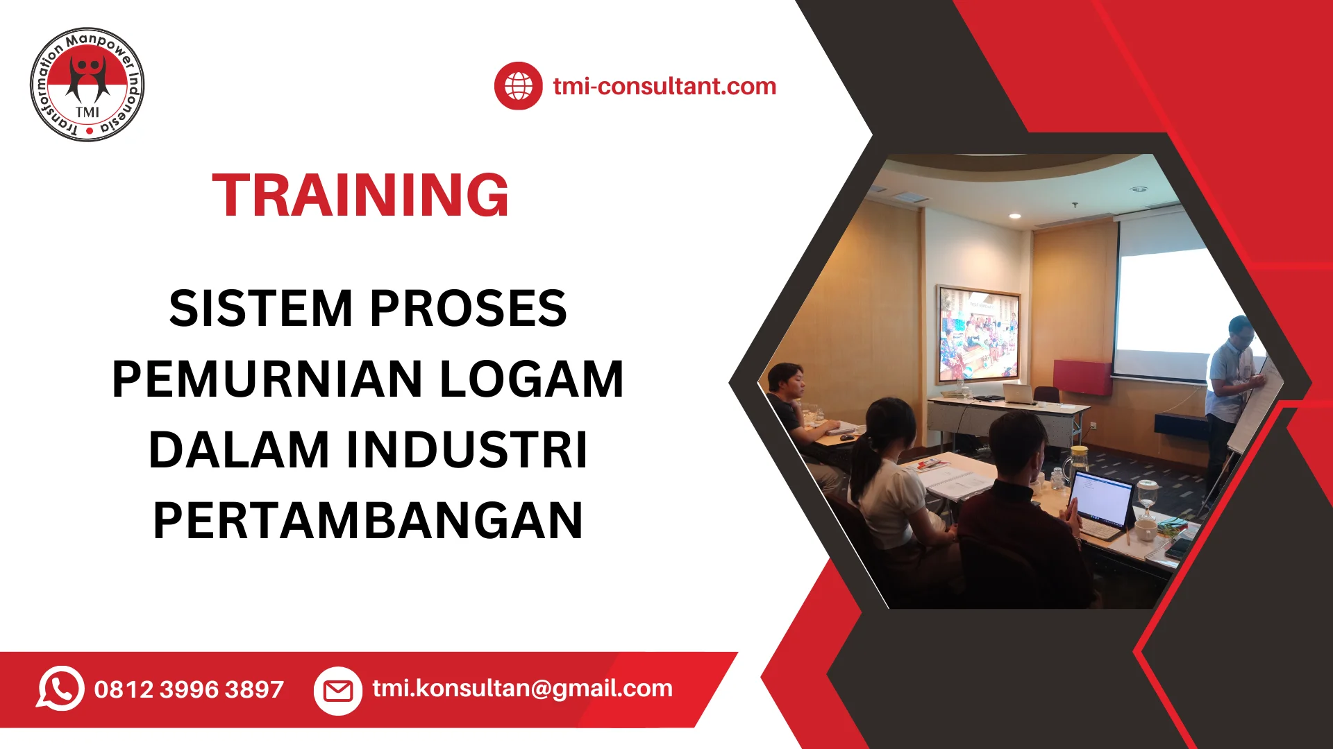 TRAINING SISTEM PEMURNIAN LOGAM DALAM INDUSTRI PERTAMBANGAN
