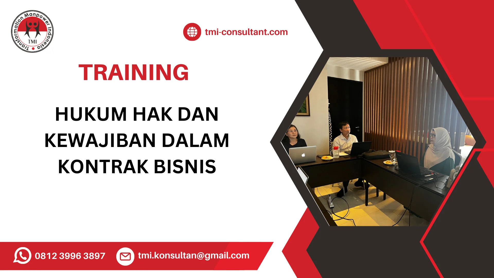 TRAINING HUKUM HAK DAN KEWAJIBAN DALAM KONTRAK BISNIS