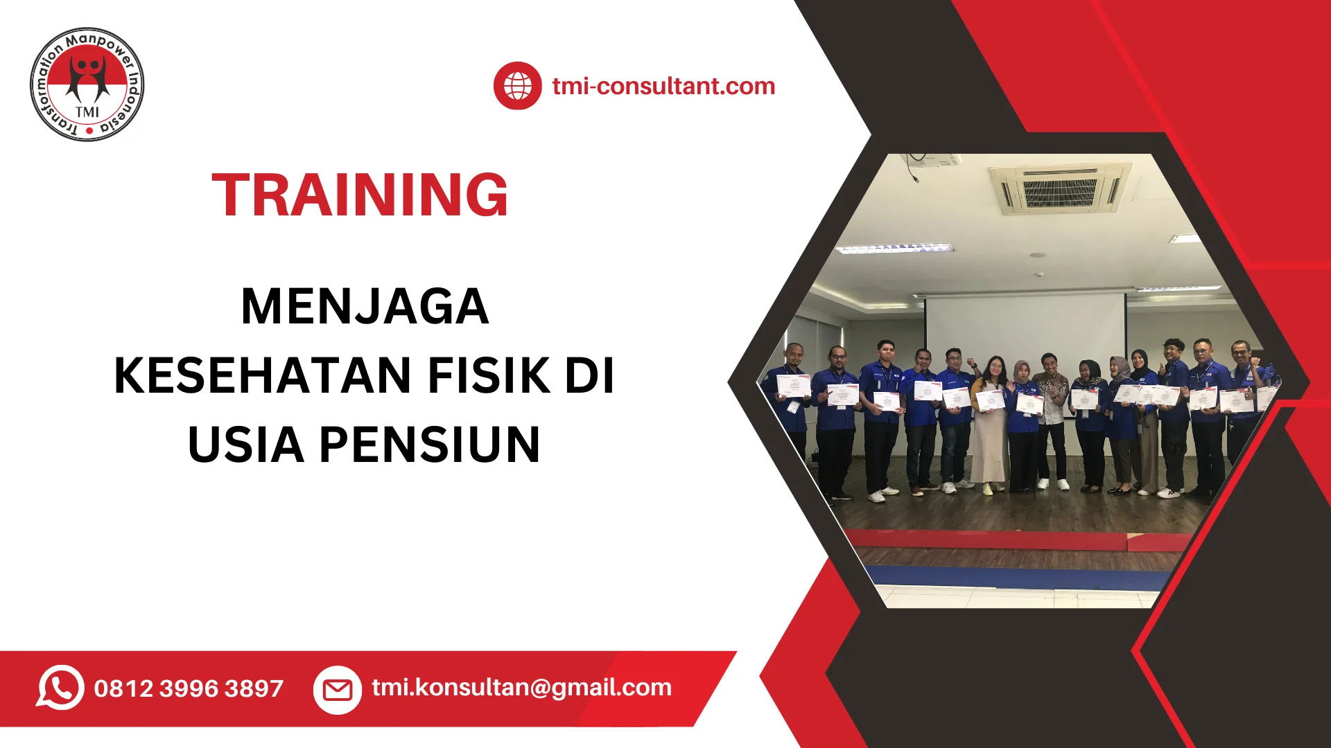 TRAINING MENJAGA KESEHATAN FISIK DI USIA PENSIUN