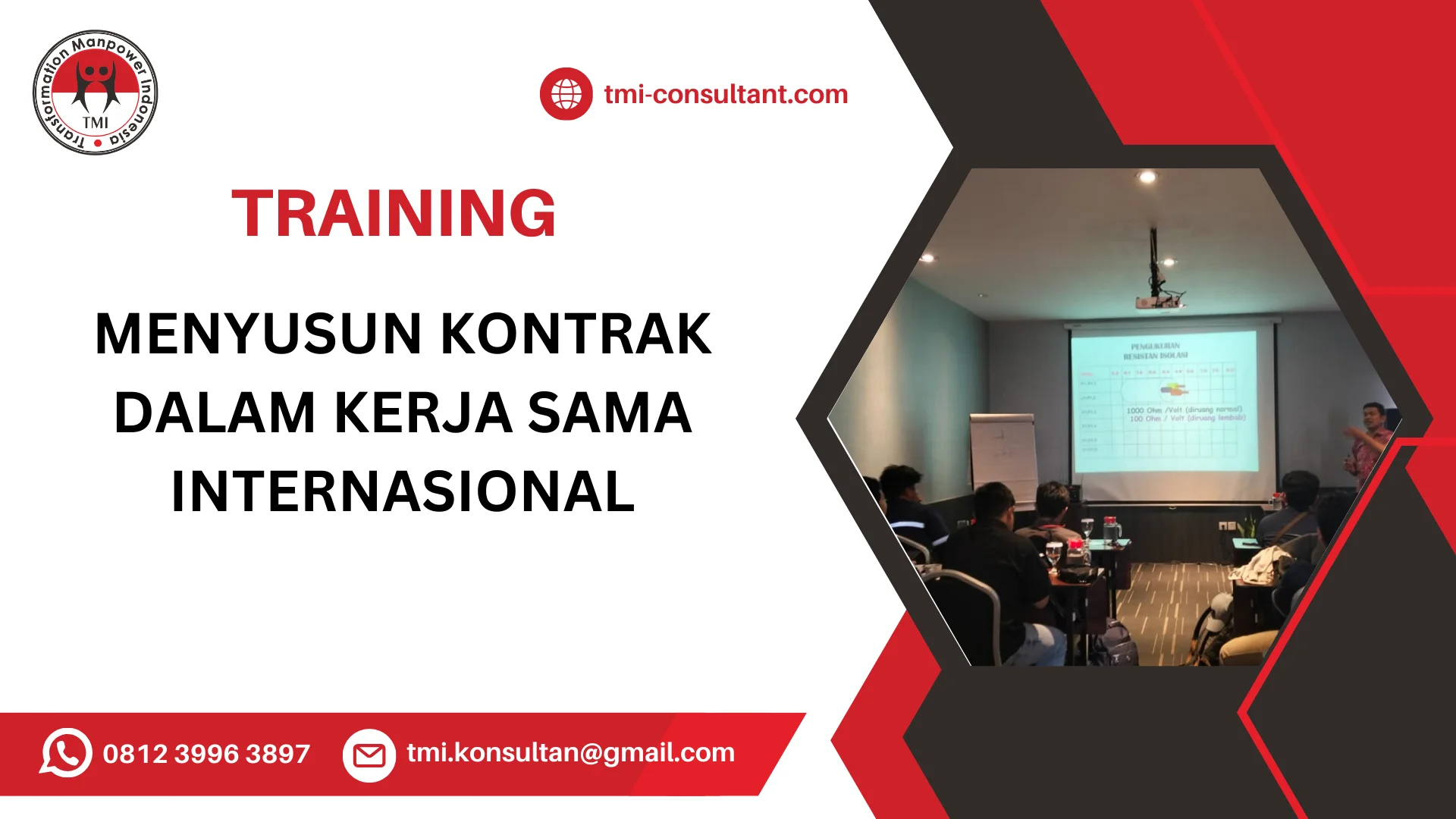 TRAINING MENYUSUN KONTRAK DALAM KERJA SAMA INTERNASIONAL
