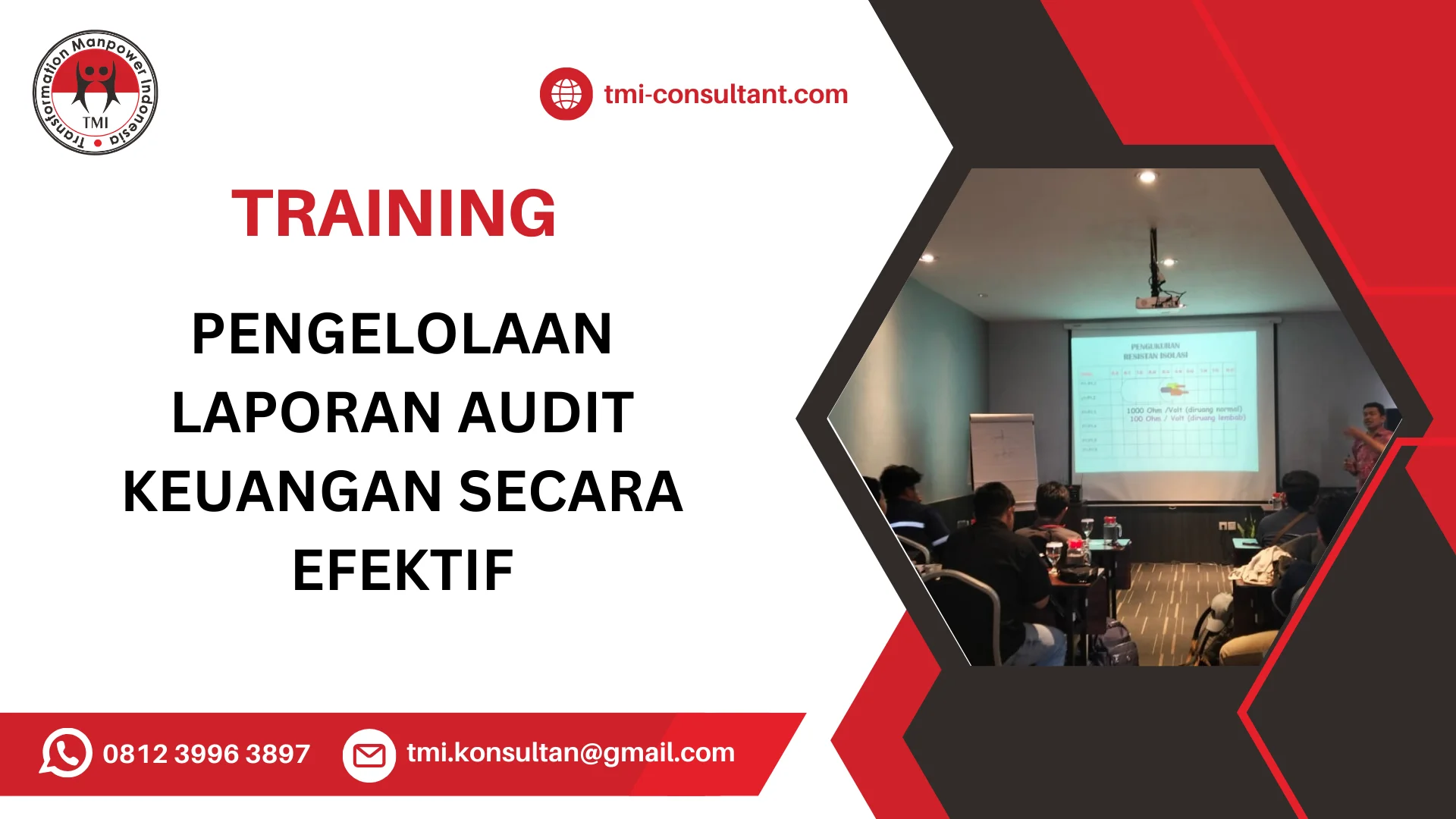 TRAINING PENGELOLAAN LAPORAN AUDIT KEUANGAN SECARA EFEKTIF