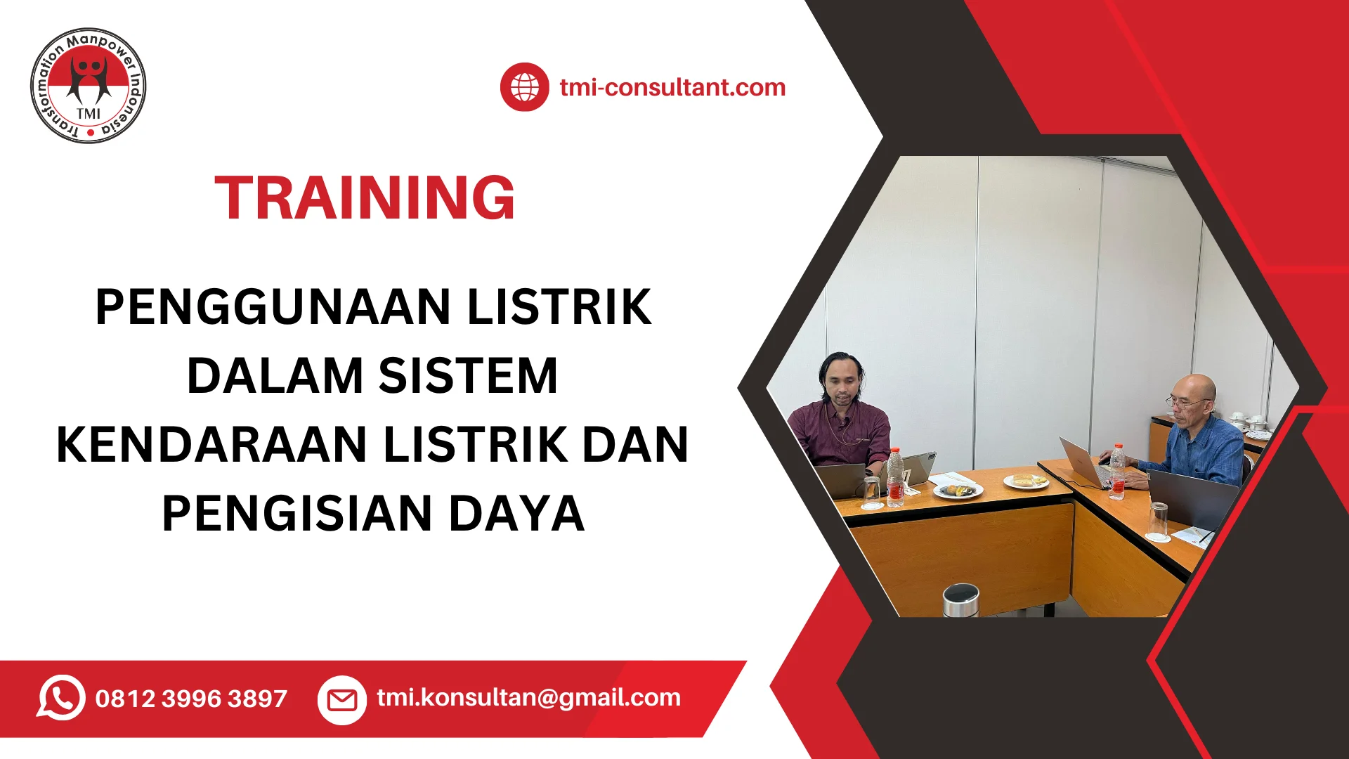 TRAINING PENGGUNAAN LISTRIK DALAM SISTEM KENDARAAN LISTRIK DAN PENGISIAN DAYA