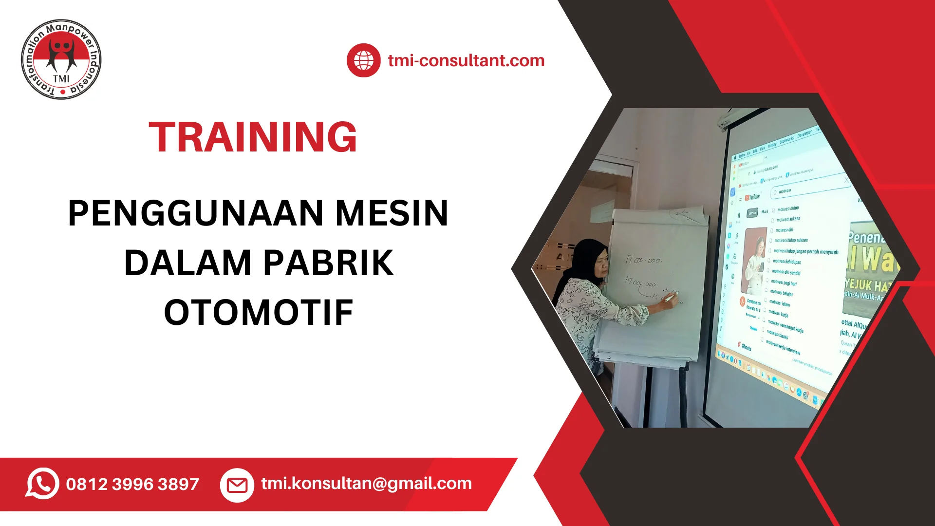 TRAINING PENGGUNAAN MESIN DALAM PABRIK OTOMOTIF