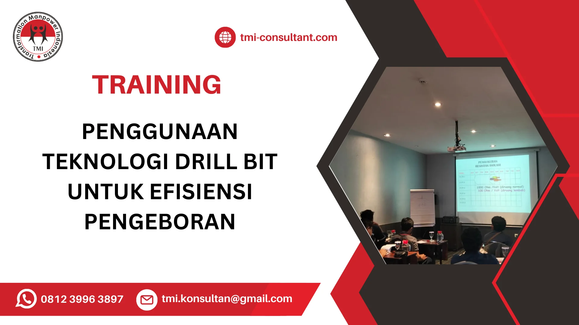 TRAINING PENGGUNAAN TEKNOLOGI DRILL BIT UNTUK EFISIENSI PENGEBORAN