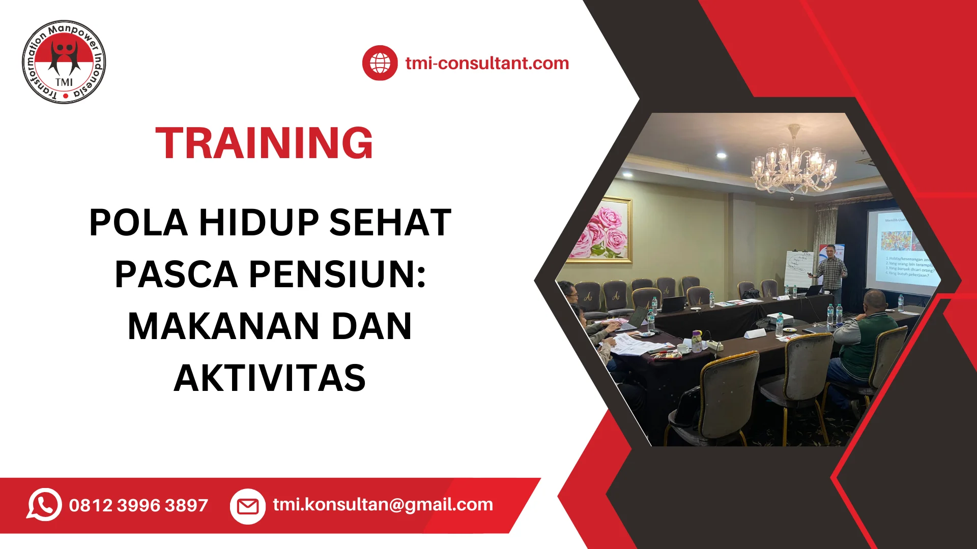 TRAINING POLA HIDUP SEHAT PASCA PENSIUN: MAKANAN DAN AKTIVITAS