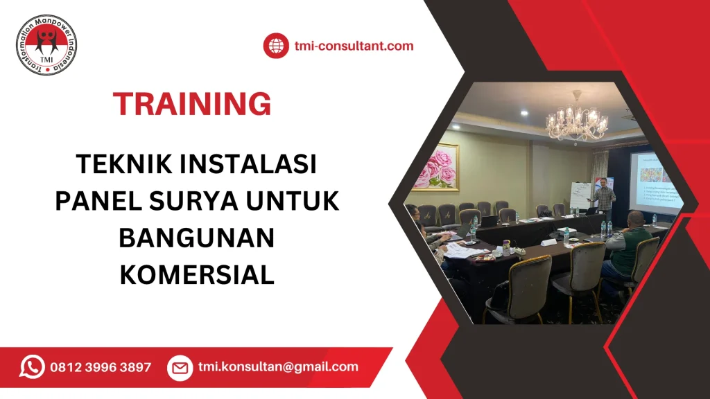 TRAINING TEKNIK INSTALASI PANEL SURYA UNTUK BANGUNAN KOMERSIAL
