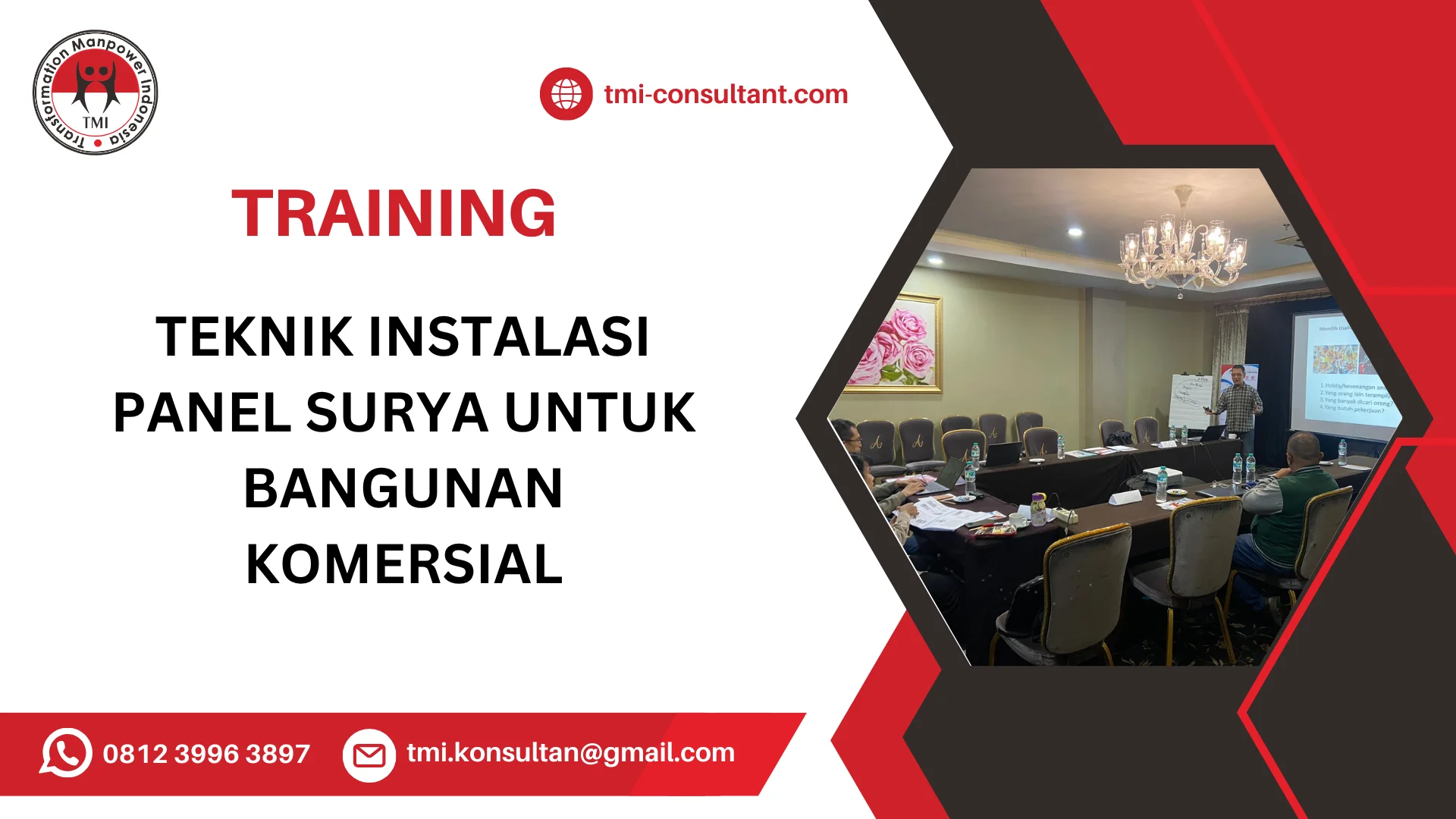 TRAINING TEKNIK INSTALASI PANEL SURYA UNTUK BANGUNAN KOMERSIAL