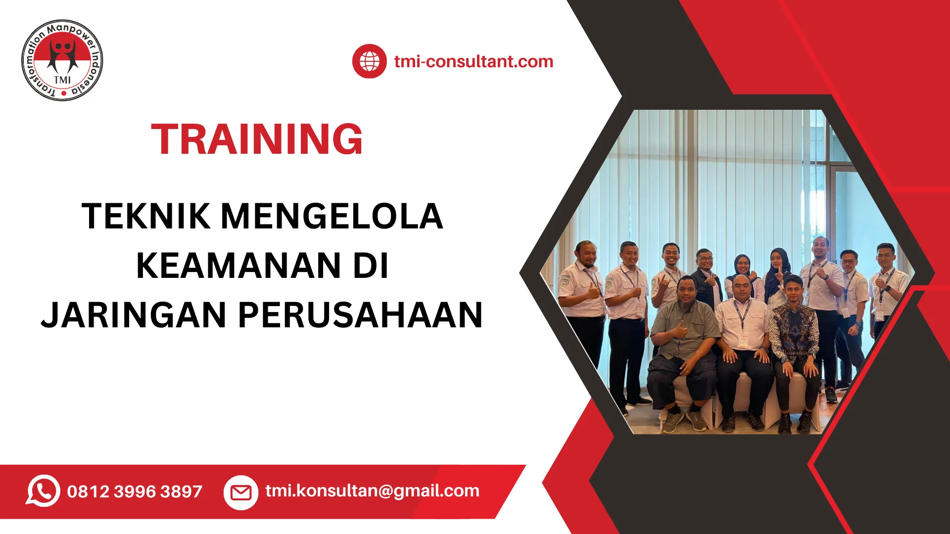 TRAINING TEKNIK MENGELOLA KEAMANAN DI JARINGAN PERUSAHAAN