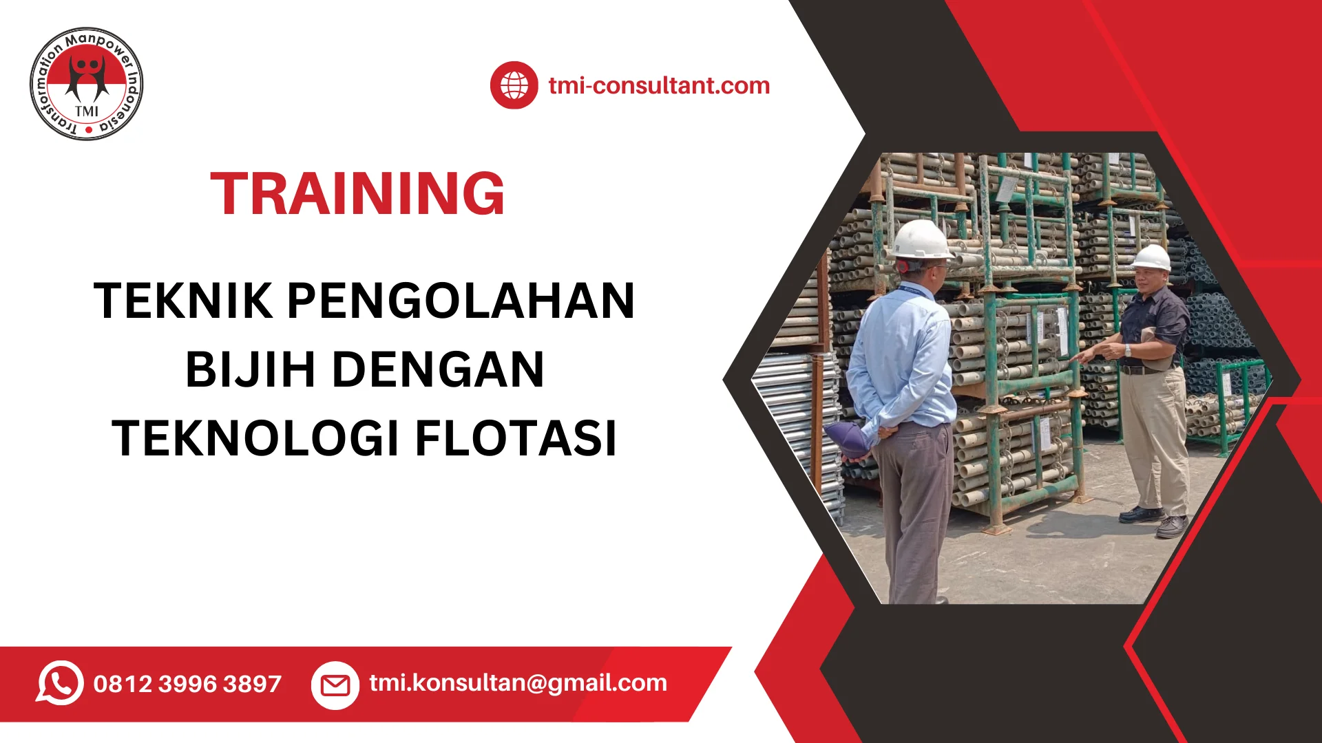 TRAINING TEKNIK PENGOLAHAN BIJIH DENGAN TEKNOLOGI FLOTASI