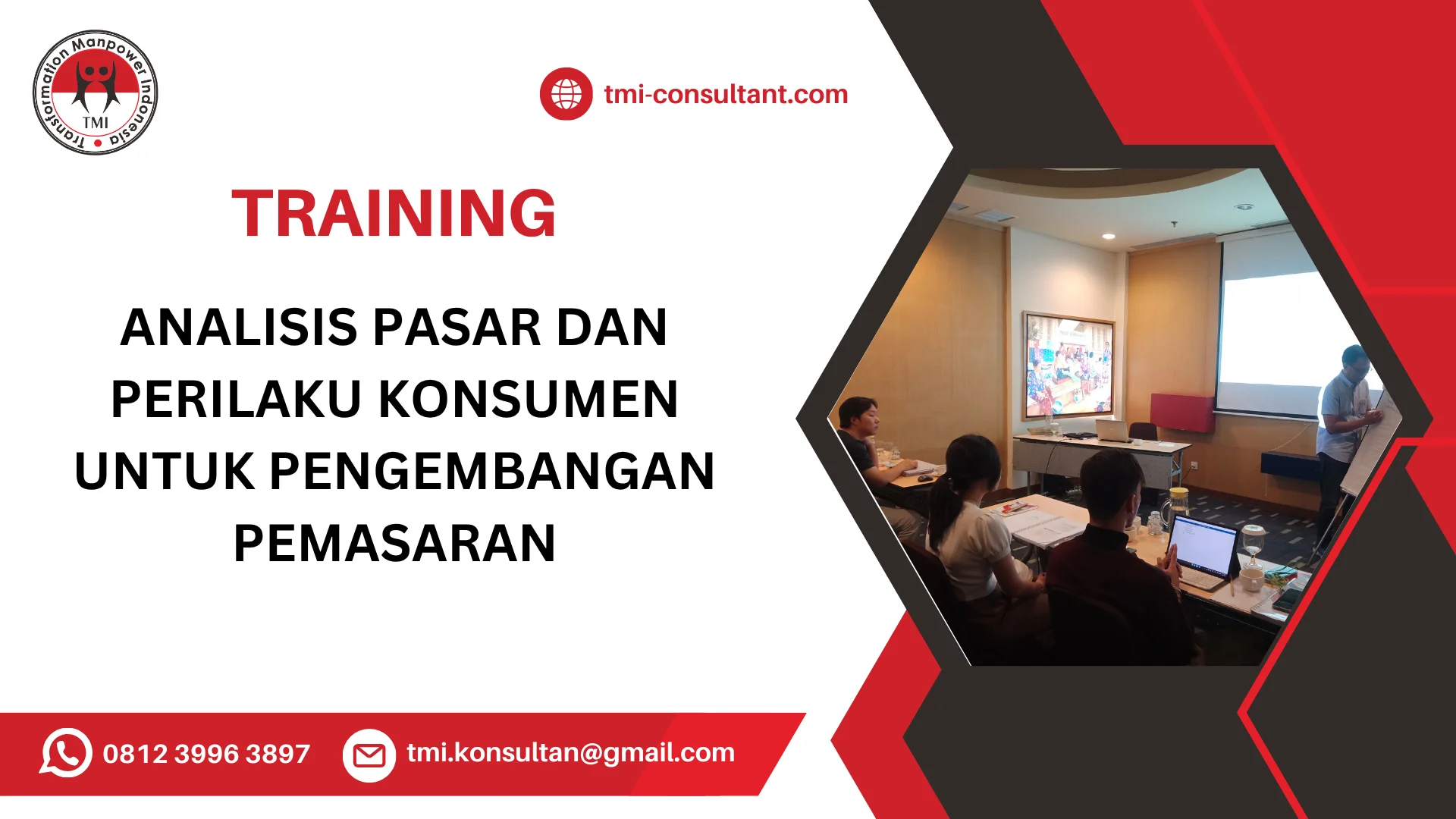 TRAINING ANALISIS PASAR DAN PERILAKU KONSUMEN UNTUK PENGEMBANGAN PEMASARAN
