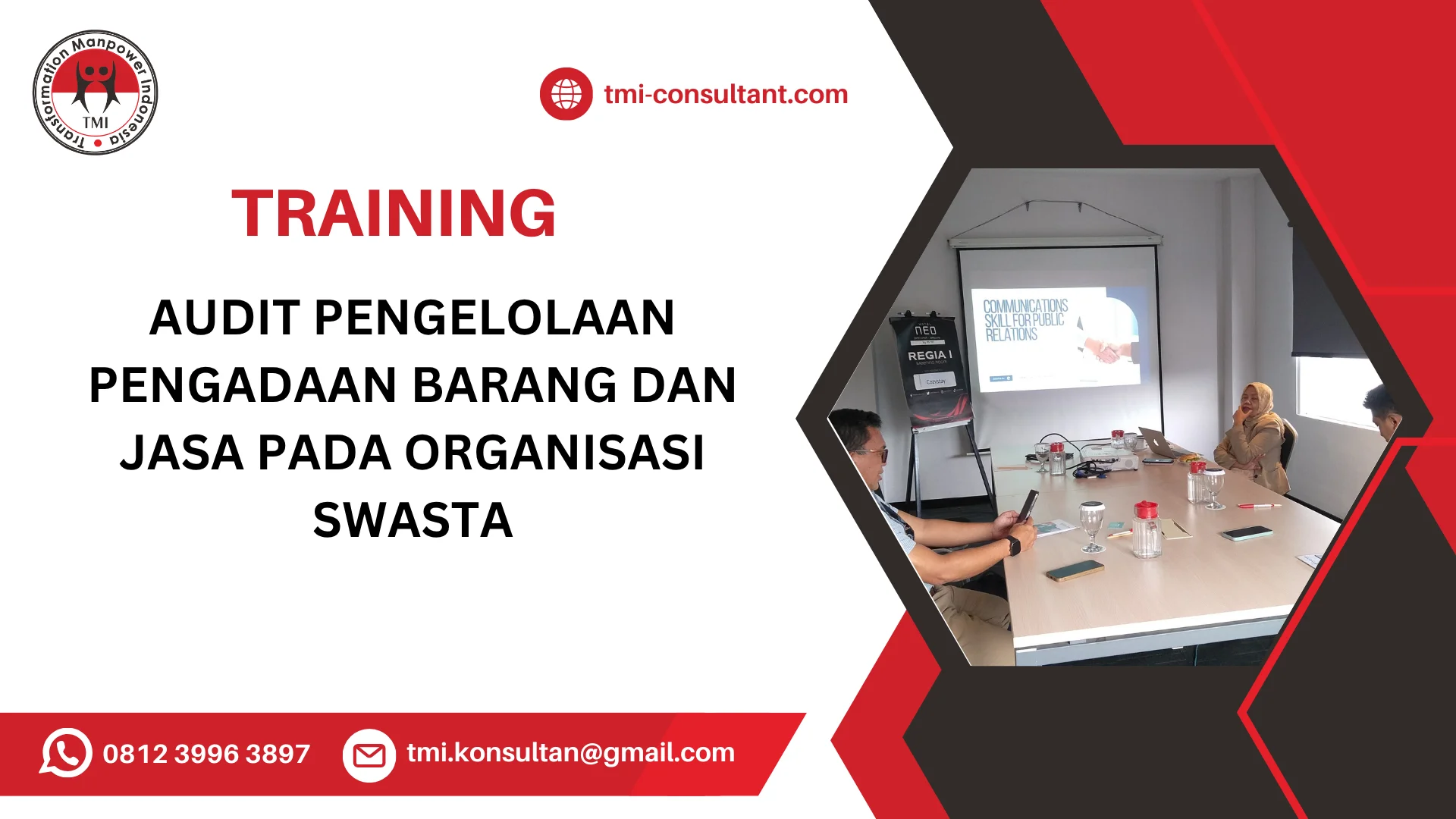 TRAINING AUDIT PENGELOLAAN PENGADAAN BARANG DAN JASA PADA ORGANISASI SWASTA