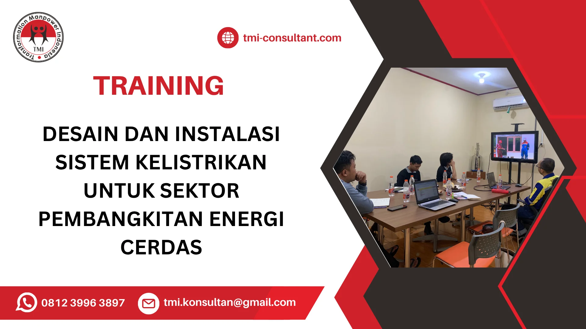 TRAINING DESAIN DAN INSTALASI SISTEM KELISTRIKAN UNTUK SEKTOR PEMBANGKITAN ENERGI CERDAS