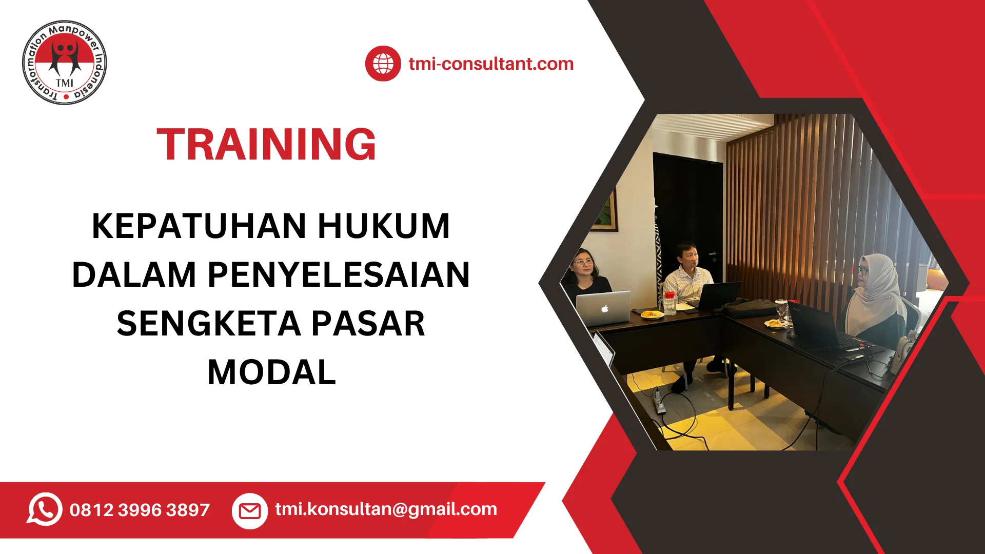 TRAINING KEPATUHAN DALAM PENYELESAIAN SENGKETA PASAR MODAL