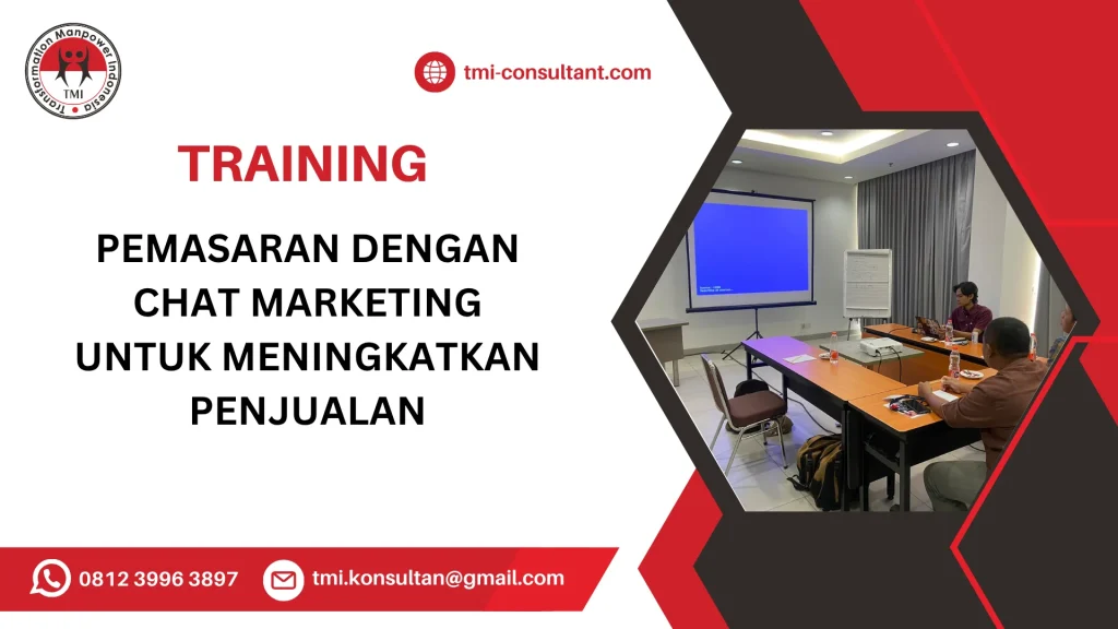 TRAINING PEMASARAN DENGAN CHAT MARKETING UNTUK MENINGKATKAN PENJUALAN