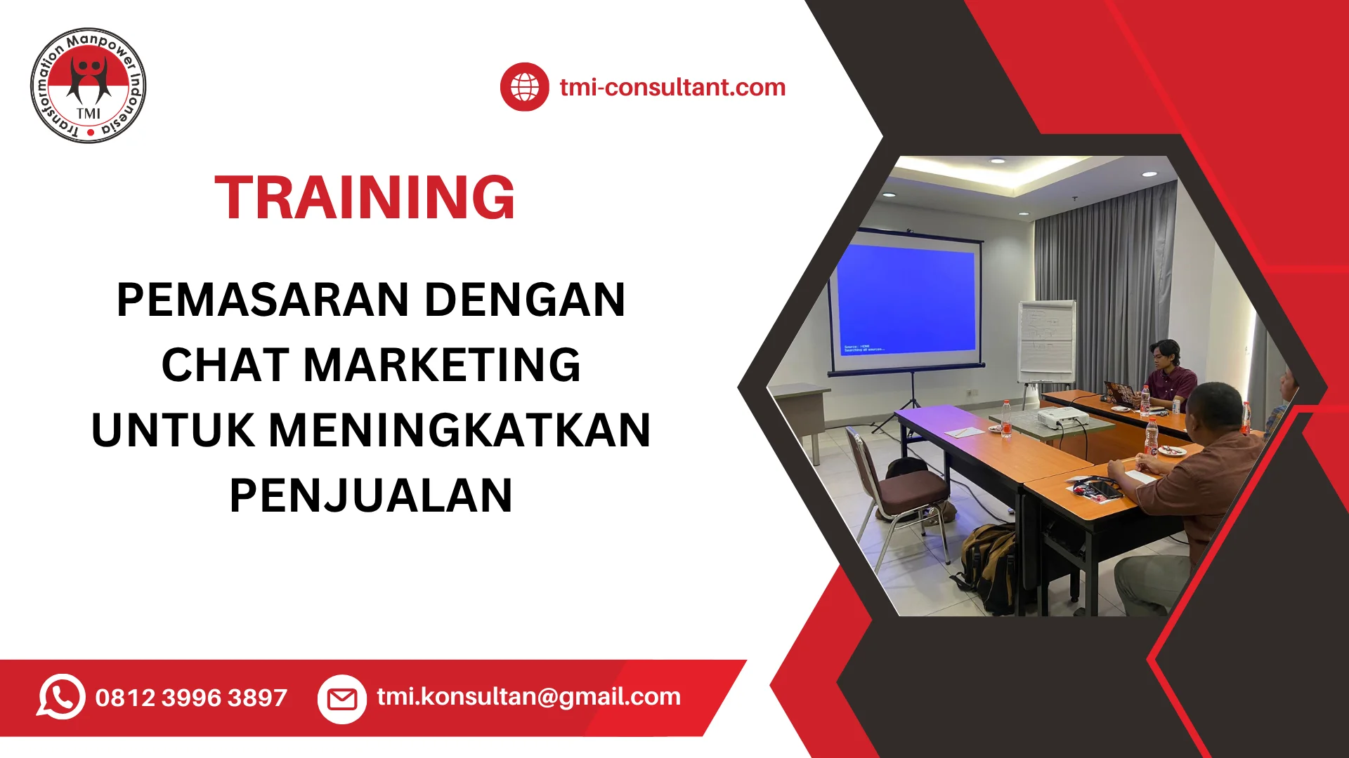 TRAINING PEMASARAN DENGAN CHAT MARKETING UNTUK MENINGKATKAN PENJUALAN