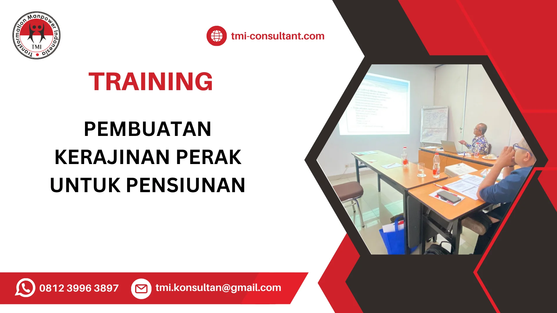 TRAINING PEMBUATAN KERAJINAN PERAK UNTUK PENSIUNAN