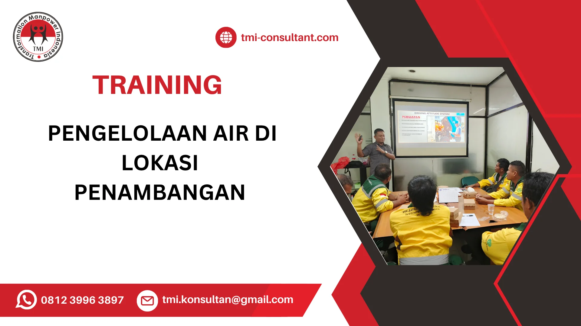 TRAINING PENGELOLAAN AIR DI LOKASI PENAMBANGAN