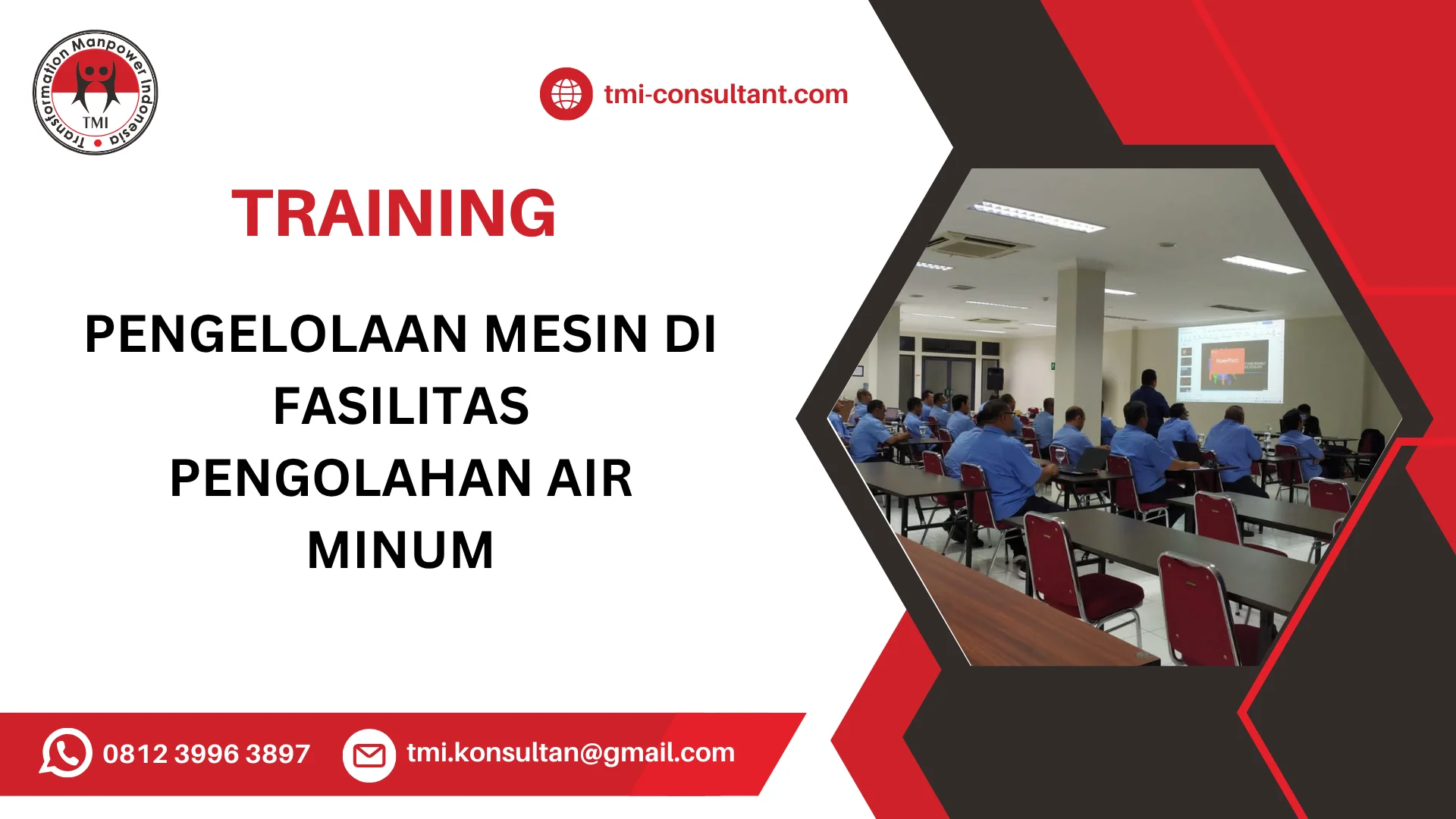 TRAINING PENGELOLAAN MESIN DI FASILITAS PENGOLAHAN AIR MINUM