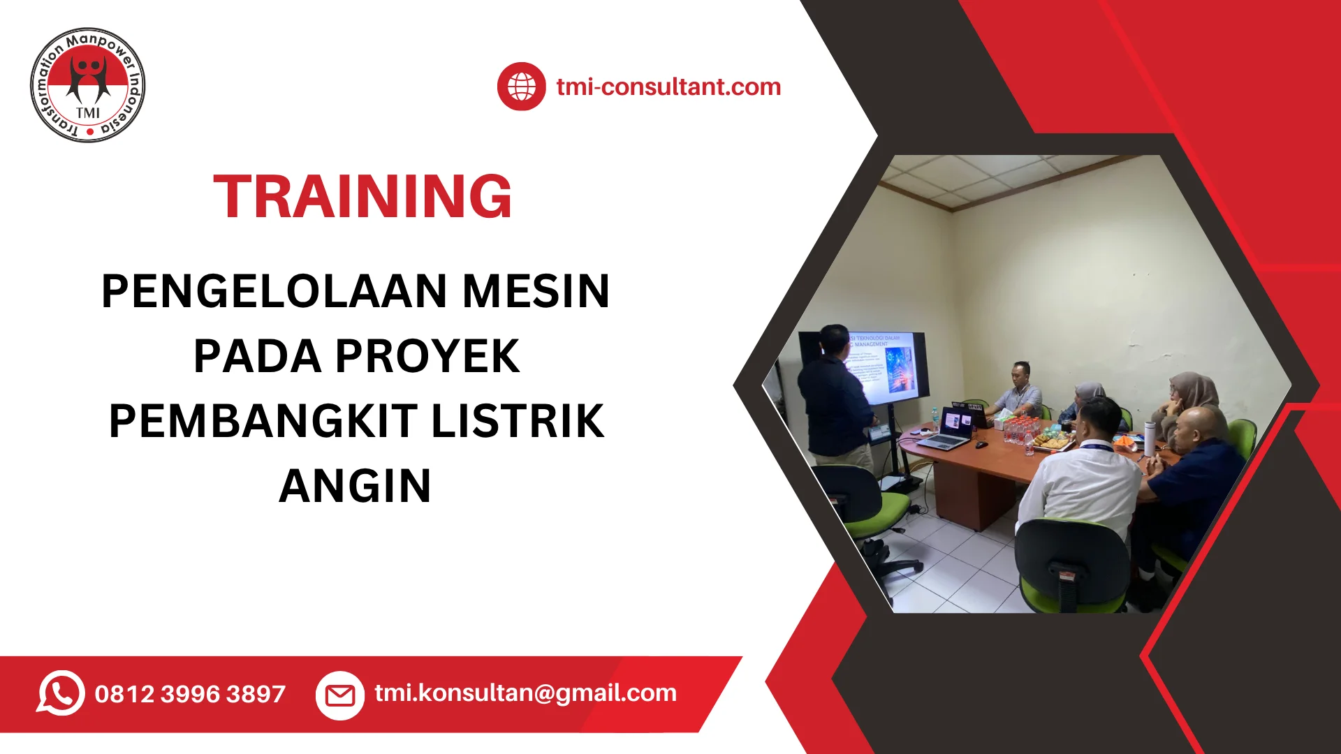TRAINING PENGELOLAAN MESIN PADA PROYEK PEMBANGKIT LISTRIK ANGIN