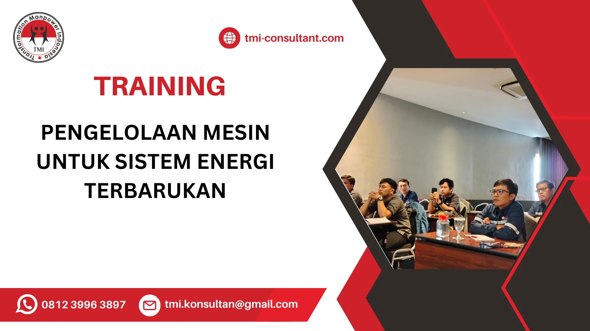 TRAINING PENGELOLAAN MESIN UNTUK SISTEM ENERGI TERBARUKAN