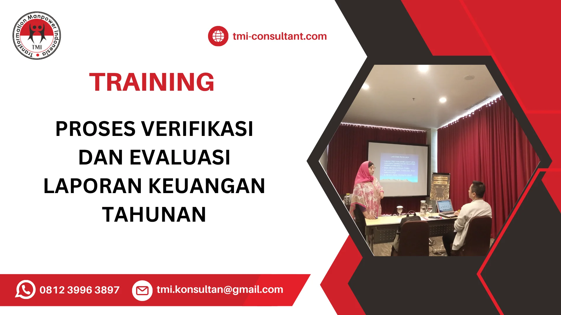 TRAINING PROSES VERIFIKASI DAN EVALUASI LAPORAN KEUANGAN TAHUNAN