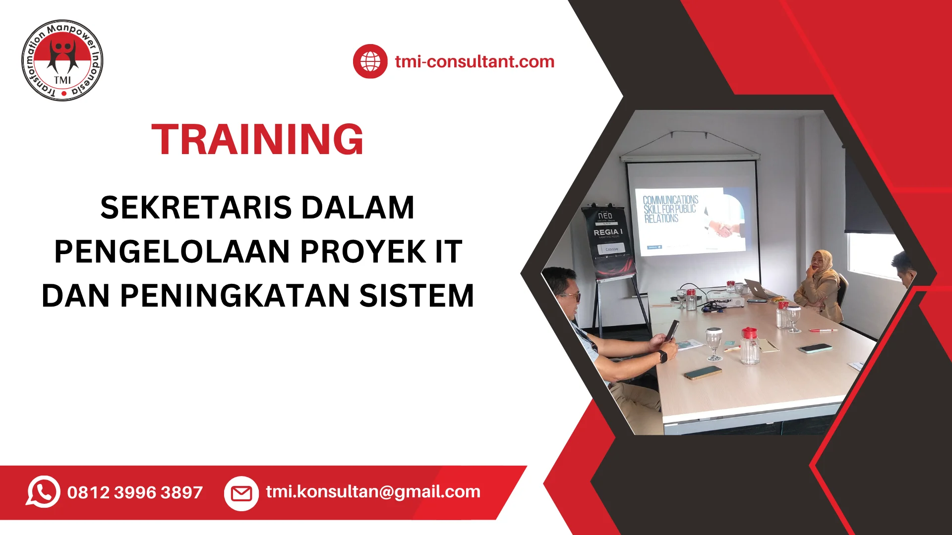 TRAINING SEKRETARIS DALAM PENGELOLAAN PROYEK IT DAN PENINGKATAN SISTEM