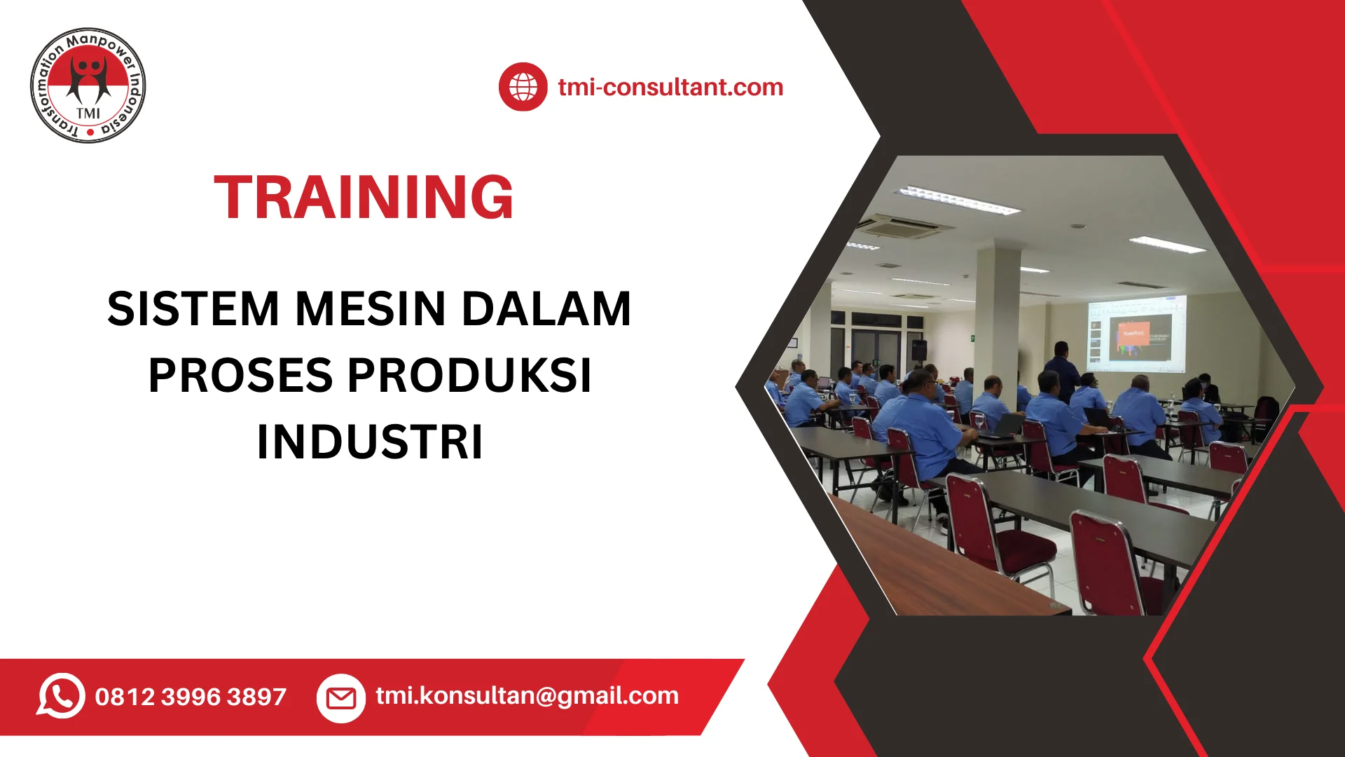 TRAINING SISTEM MESIN DALAM PROSES PRODUKSI INDUSTRI