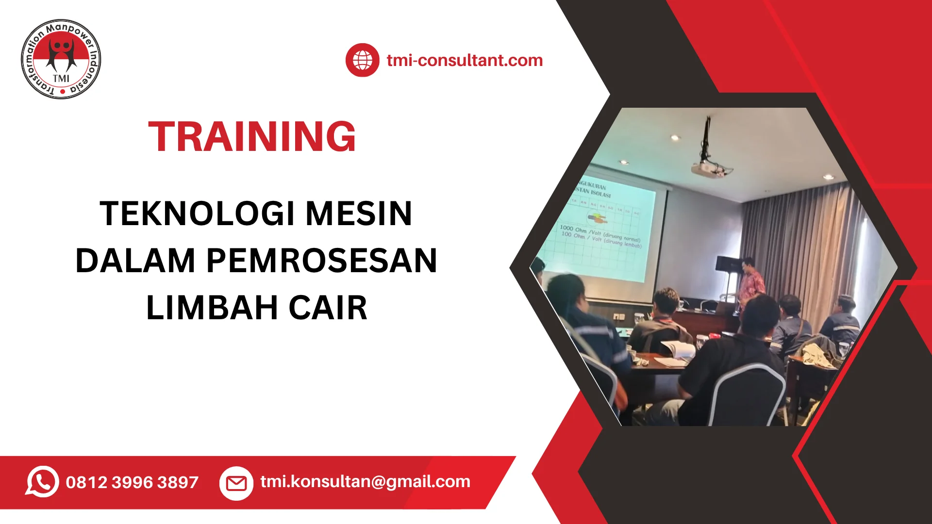 TRAINING TEKNOLOGI MESIN DALAM PEMROSESAN LIMBAH CAIR