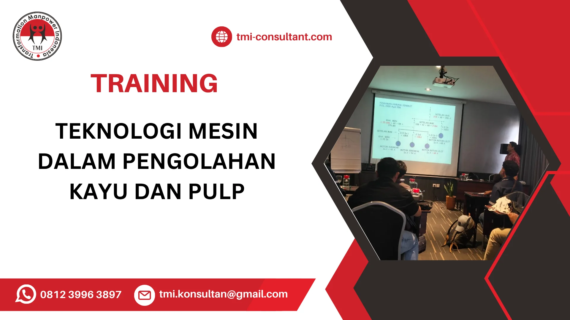 TRAINING TEKNOLOGI MESIN DALAM PENGOLAHAN KAYU DAN PULP