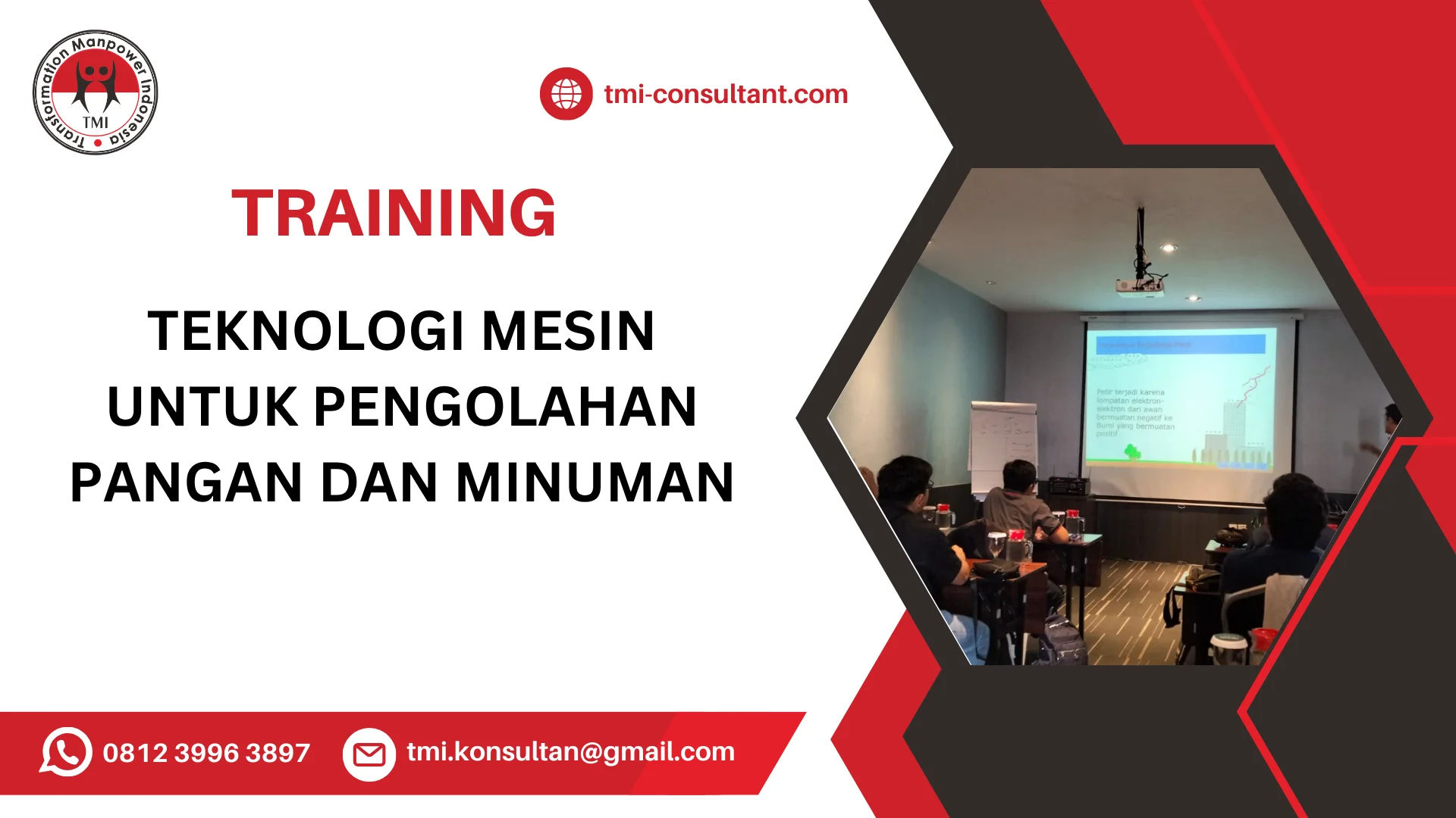 TRAINING TEKNOLOGI MESIN UNTUK PENGOLAHAN PANGAN DAN MINUMAN