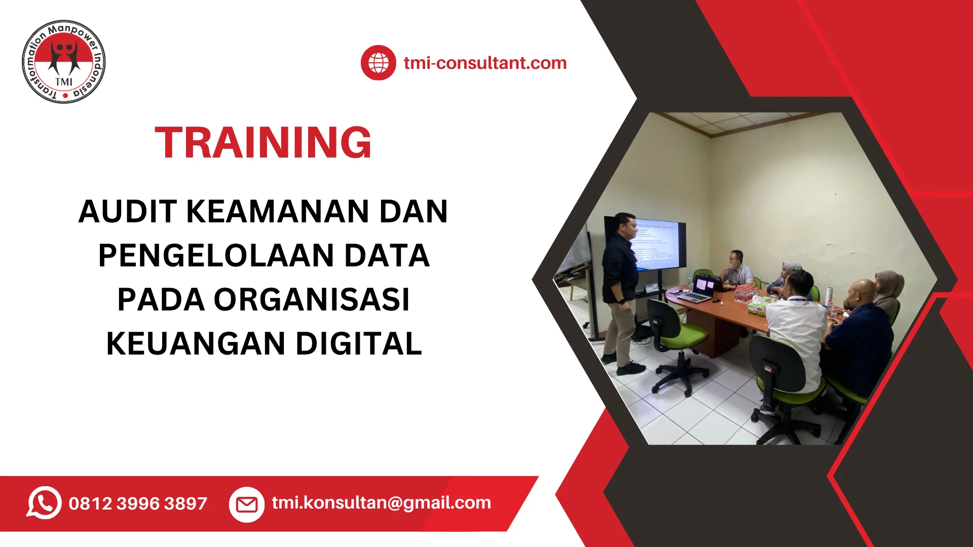 TRAINING AUDIT KEAMANAN DAN PENGELOLAAN DATA PADA ORGANISASI KEUANGAN DIGITAL