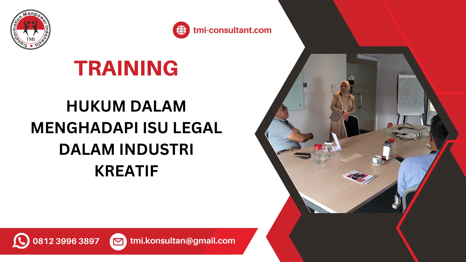 TRAINING HUKUM DALAM MENGHADAPI ISU LEGAL DALAM INDUSTRI KREATIF