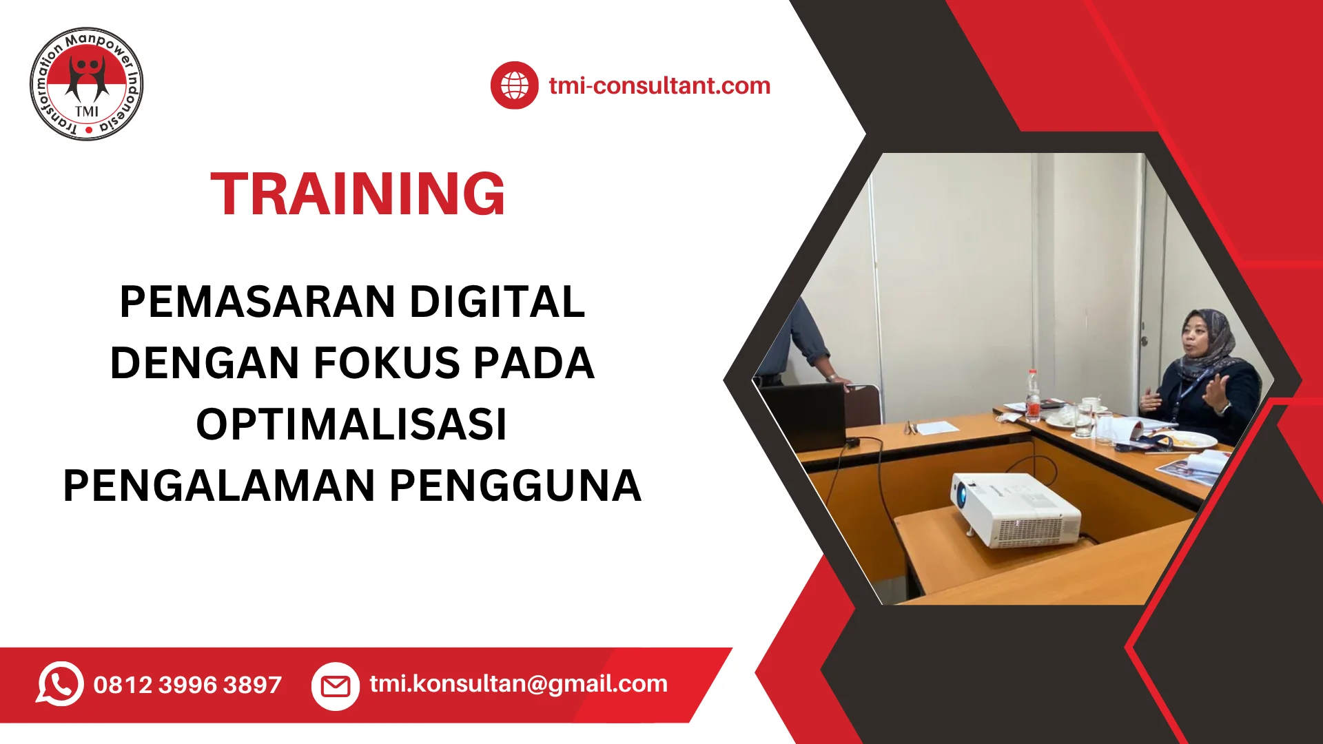 TRAINING PEMASARAN DIGITAL DENGAN FOKUS PADA OPTIMALISASI PENGALAMAN PENGGUNA