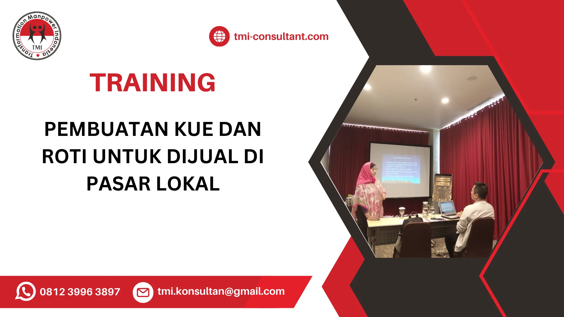 TRAINING PEMBUATAN KUE DAN ROTI UNTUK DIJUAL DI PASAR LOKAL