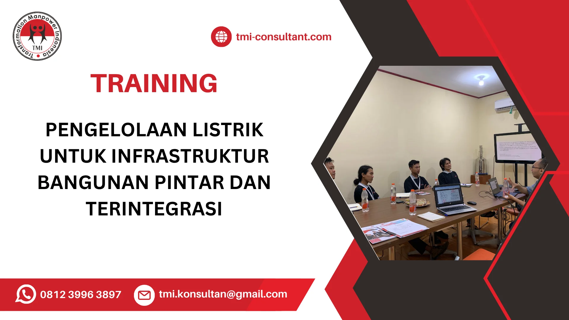 TRAINING PENGELOLAAN LISTRIK UNTUK INFRASTRUKTUR BANGUNAN PINTAR DAN TERINTEGRASI